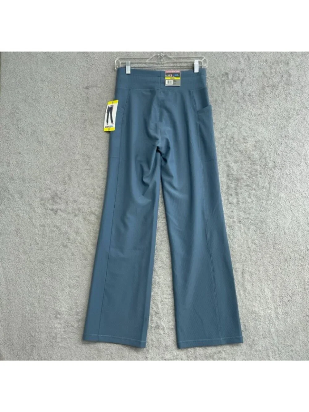 NWT 32 Degrees Cool Women's S Active Flare Yoga Pants Blue With Pockets J1915
